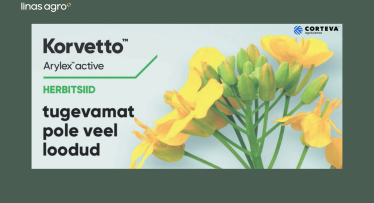 Korvetto. Kõige laiem tõrjespekter talirapsi kevadine herbitsiid