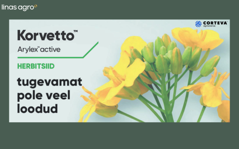 Korvetto. Kõige laiem tõrjespekter talirapsi kevadine herbitsiid