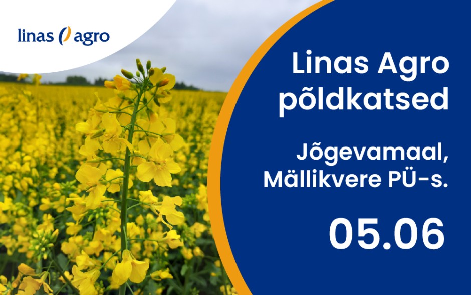 Linas Agro põldkatsed Jõgevamaal 05.06.2024
