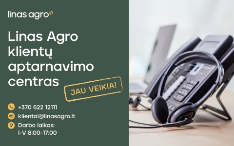 Pradeda veikti Linas Agro Klientų aptarnavimo centras